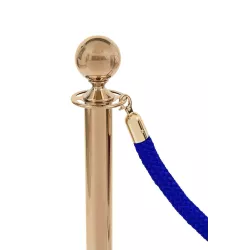 Twisted cord 160cm golden buckle