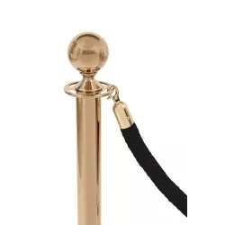Twisted cord 160cm golden buckle