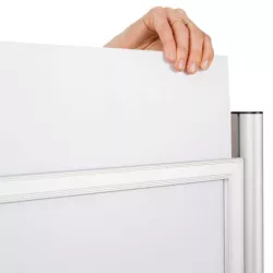 A1 poster door on foot front / back