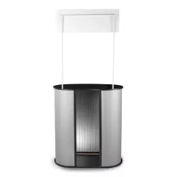 Foldable home counter without impression
