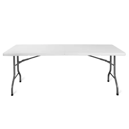 Folding rectangular table reinforced polyethylene180x75 cm