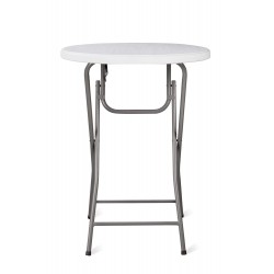 Runder klappbarer Cocktailtisch, Stehtisch, Plattendurchmesser 80cm