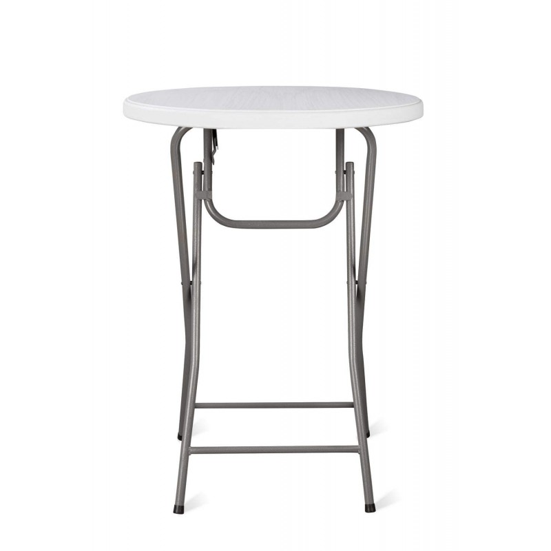 Table pliante ronde cocktail mange debout diamètre plateau 80cm