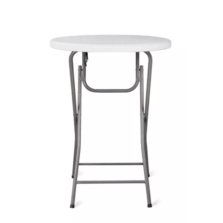 Folding Cocktail Table Reinforced Tray Diameter 80cm H109cm