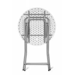 Runder klappbarer Cocktailtisch, Stehtisch, Plattendurchmesser 80cm
