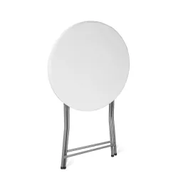 Round folding table Cocktail peeper standing diameter plateau 80cm