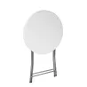 Round folding table Cocktail peeper standing diameter plateau 80cm