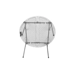 Folding round table plastic tray diameter 122cm