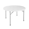 Folding round table plastic tray diameter 122cm