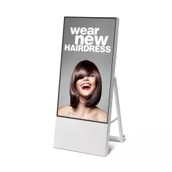 Samsung 43 "video screen easel on stand with casters