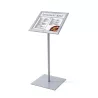 Silver Floor Menu Door A3 Format with LED Lighting for Restaurant