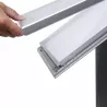 Silver Floor Menu Door A3 Format with LED Lighting for Restaurant