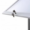A3 Format Silber-Fußbrett mit LED-Beleuchtung für Restaurant