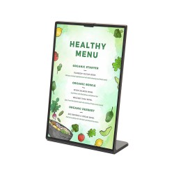 Porte menu table noir pour restaurant/menyu restraurant/acheter/rapidoprinting