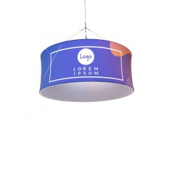 Hanging bracket round polyester print diameter 152cm