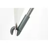 Exterior 80x180cm x-Banner stand with latable base