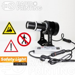 Projecteur panneau lumineux interdiction de traverser