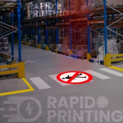 Kein Überqueren Leuchtschild Projektor