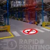 Projector bright panel prohibition to cross