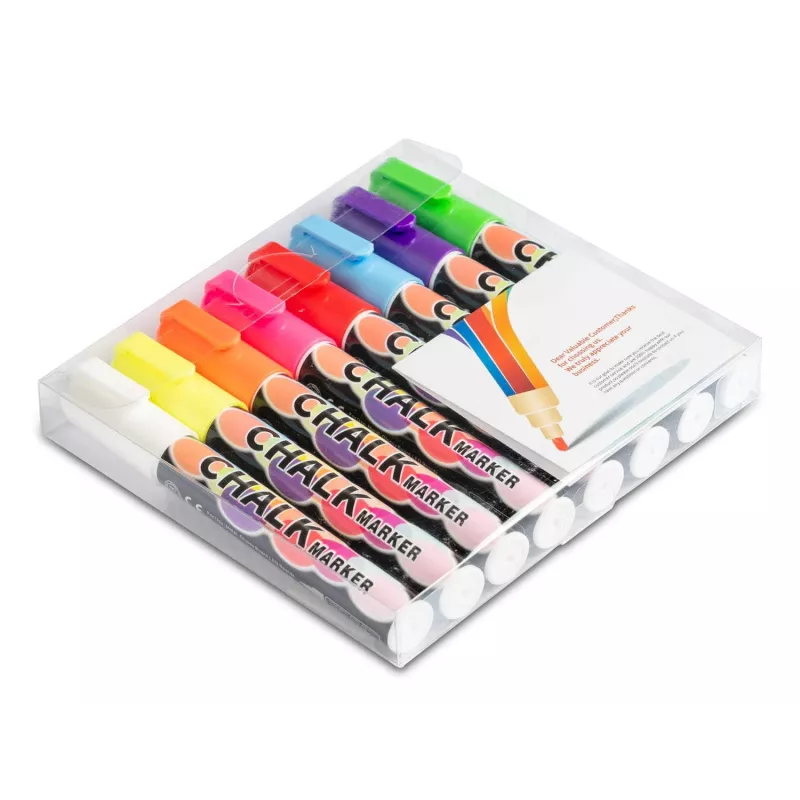Pack 8 chalk pens for slate / menu / restaurant / buy / rapidoprinting
