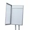 Menu door 4 x A4 bright floor for interior for bar and restaurant.