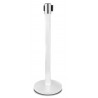Barrière blanche design sangle noir