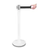 white barrier post design black strap / buy / rapidoprinting