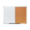 Whiteboard white mural cork 90x120cm