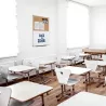 Whiteboard white mural cork 90x120cm