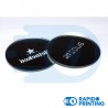 Ersatzglas Gobo Gravur schwarz und weiß