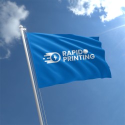 Drapeau personnalisé polyester 115g format 100x150cm/drapeaux mât extérieur/rapidoprinting
