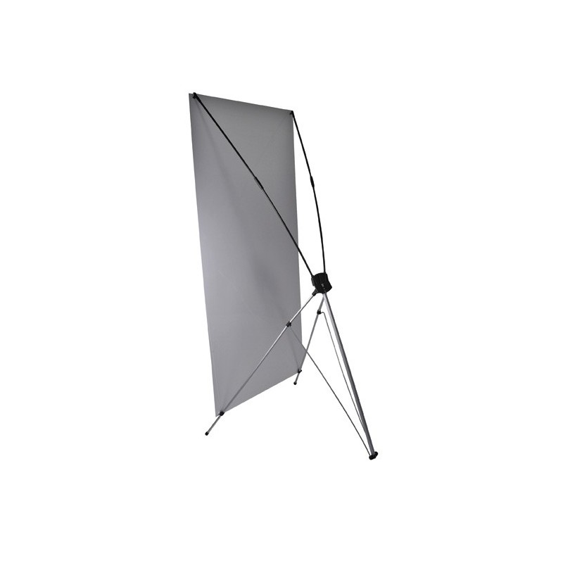 Stand publicitaire X-Banner 80x180cm affiche imprimée sur pied