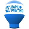 Advertising ball / events & sports / bought / rapidoprinting