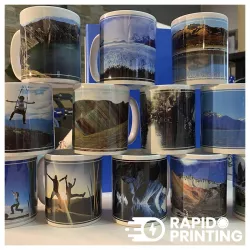High mugs, personalized on demand / goodies / buy / rapidoprinting