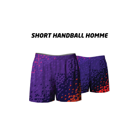 Short handball masculin adulte enfant/tenue équipe de handball/acheter/rapidoprinting
