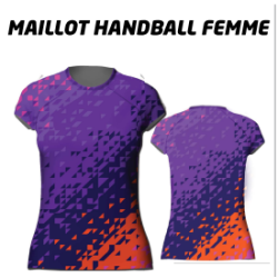 Maillot de handball personnalisable pour femme/tenue équipe de handball/achetr/rapidoprinting