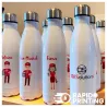 Customizable stainless steel isothermal bottle