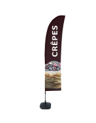 Beachflag Gebrauchsfertige Beachflag- RAPIDOPRINTING