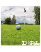 Support publicitaire pour le golf, les annonceurs et sponsors.