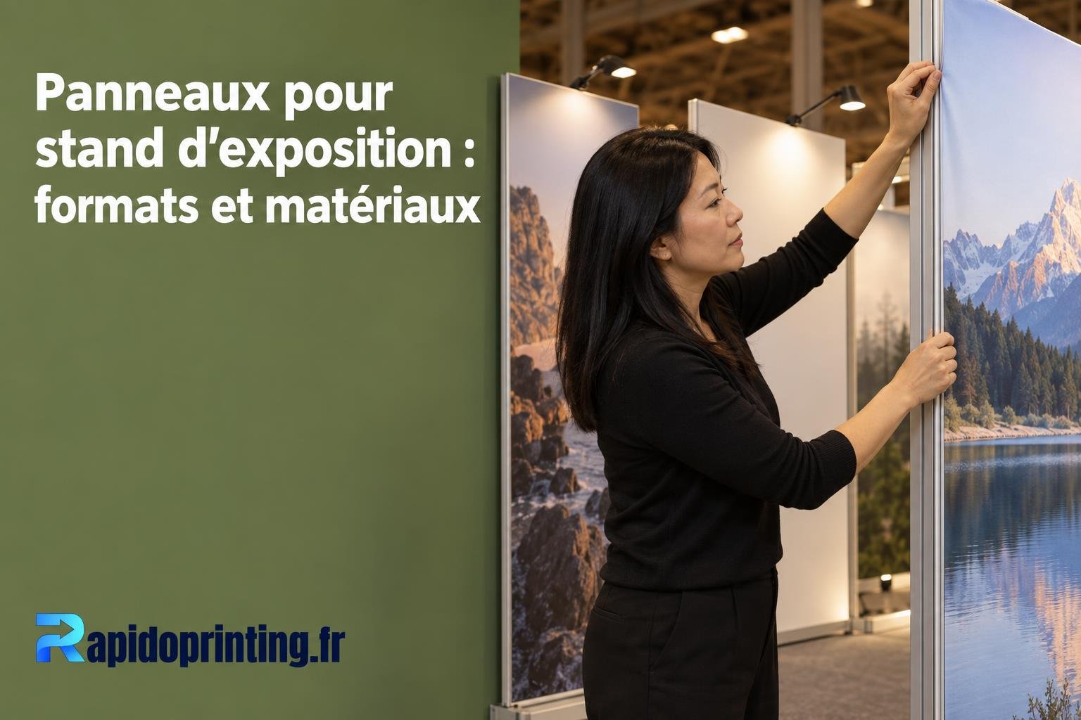 Panneaux pour stand d'exposition : formats et matériaux